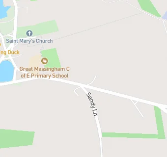 map for Great Massingham VC Primary School