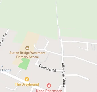 map for Sutton Bridge Westmere Community Primary School