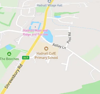 map for Hadnall CofE Primary School