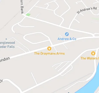 map for The Draymans Arms