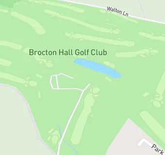 map for Brocton Hall Golf Club