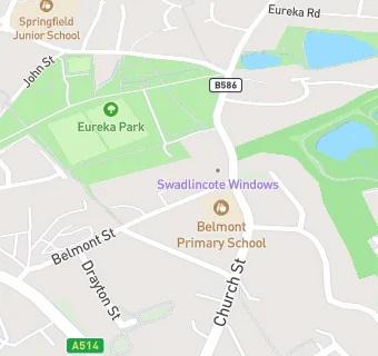 map for Belmont Primary School