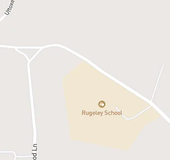 map for Rugeley School