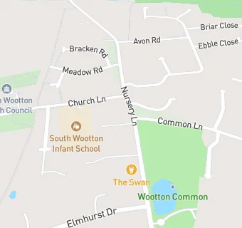 map for Wootton Fish Bar