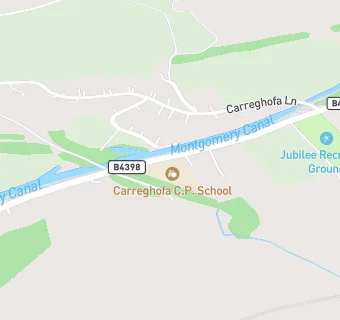 map for Carreghofa C.P. School