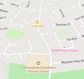 map for Fairmeadows Foundation Primary School