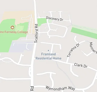 map for Framland Residential Home