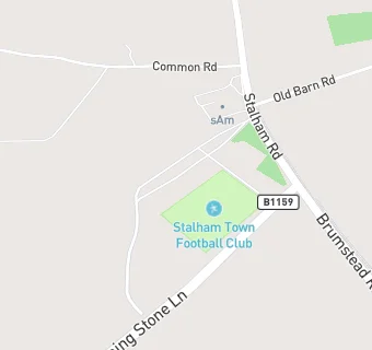 map for Stalham Town Football Club