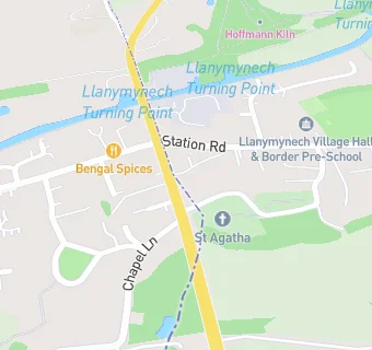 map for The Bradford Arms Hotel