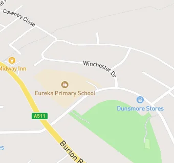 map for Eureka Primary School