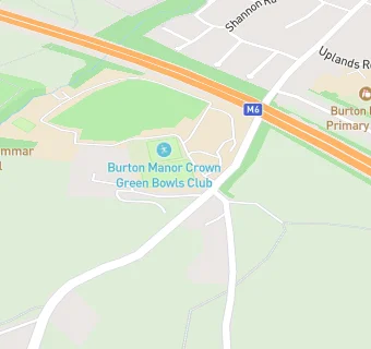 map for Burton Manor Sports Association Ltd