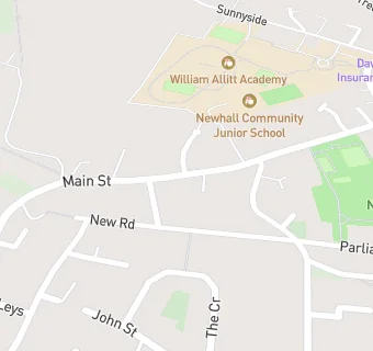 map for Newhall Support Centre