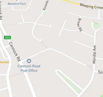 map for Bridle Road P O & Stores