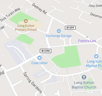 map for Long Sutton Medical Centre