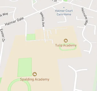 map for Spalding Academy