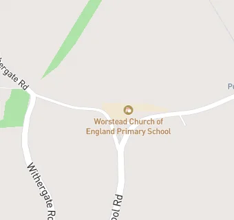 map for Worstead Church of England Primary School