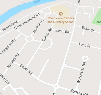 map for River View Primary and Nursery School