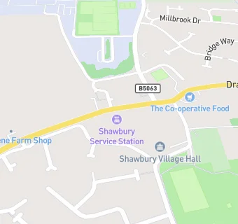 map for Shop @ Shawbury Service Station