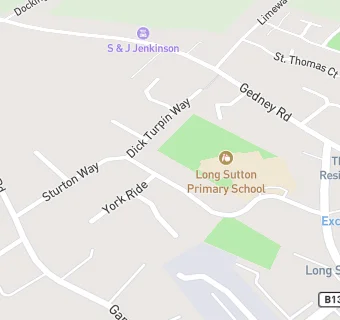 map for Long Sutton County Primary School