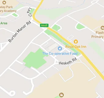 map for Rising Brook Surgery