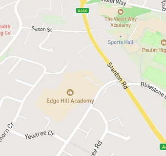 map for Edge Hill Junior School