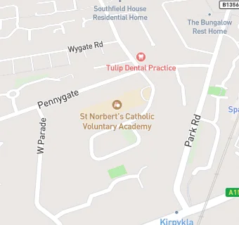 map for St. Norberts Primary School