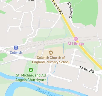 map for Colwich CofE (C) Primary School