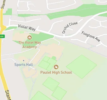 map for Paulet High School