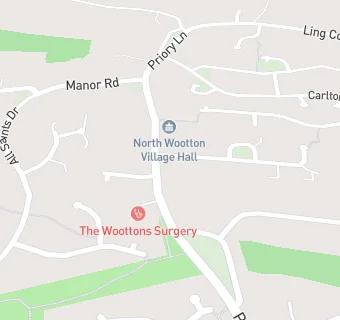 map for The Woottons Surgery