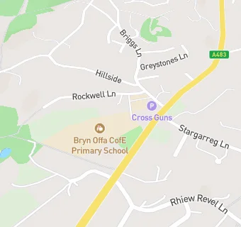 map for Bryn Offa CofE Primary School