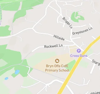 map for Bryn Offa CE Primary School