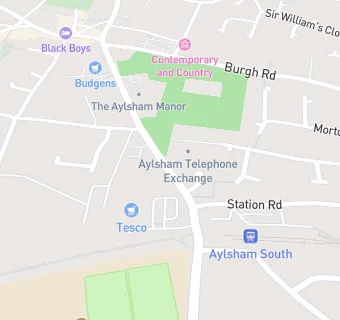 map for Aylsham Garden Centre Coffee Shop