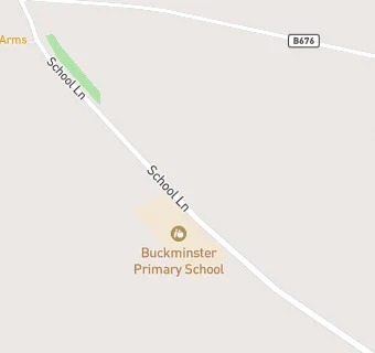 map for Buckminster Primary School