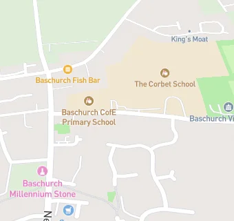 map for Baschurch CE (Aided) Primary School