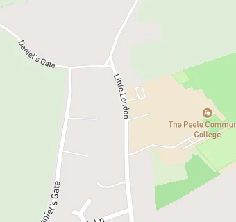 map for Peele Leisure Centre