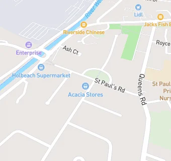 map for Acacia Stores