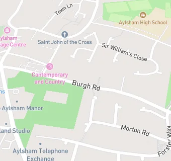 map for BP Aylsham SF Connect