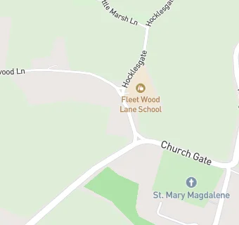 map for Fleet Wood Lane Primary School