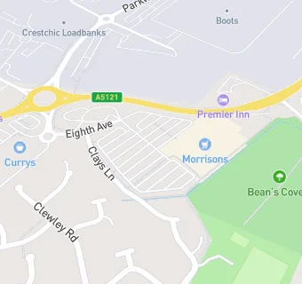 map for Morrisons Pharmacy