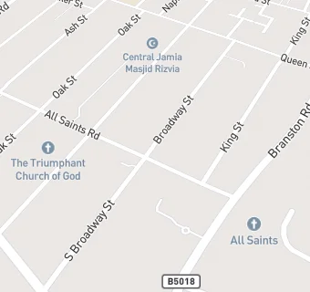 map for All Saints Surgery