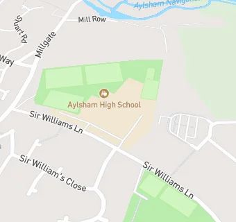 map for Aylsham High School