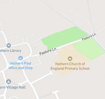 map for Hathern C Of E Primary School