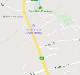 map for Hathern Turn Asda on the Move