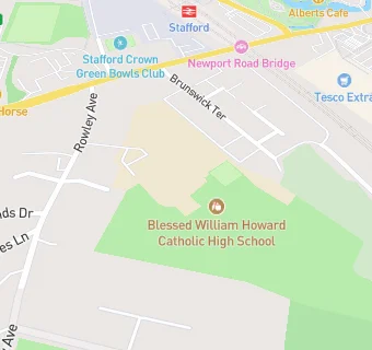 map for Blessed William Howard Catholic School