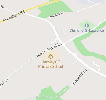 map for Harpley CofE VC Primary School