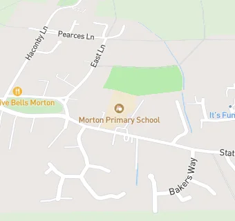 map for The Morton Church of England (Controlled) Primary School