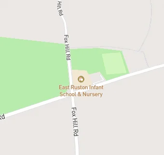 map for East Ruston Infant School & Nursery