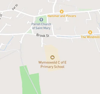 map for Wymeswold Church of England Primary School