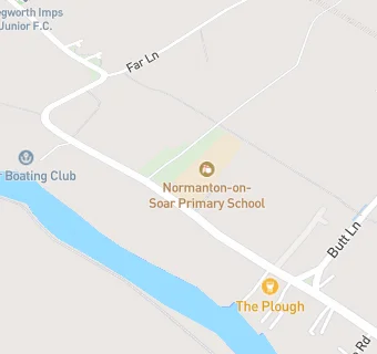 map for Normanton-on-Soar Primary School