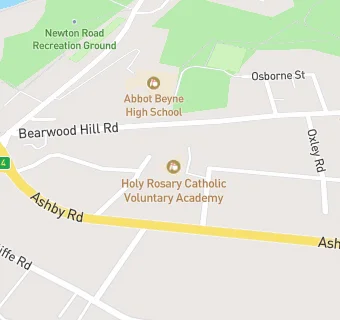 map for Holy Rosary Catholic Primary School